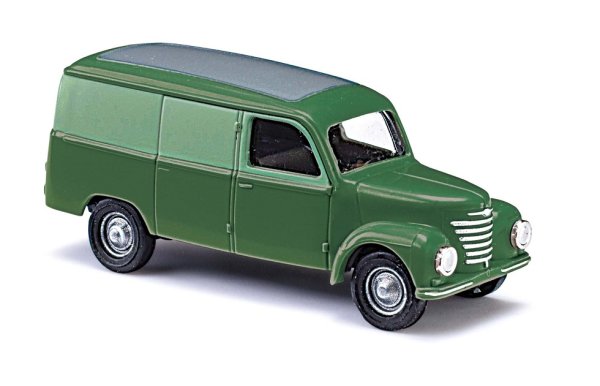BUSCH Framo Kastenwagen gr&uuml;n-hellgr&uuml;n 8672 Automodell 1:120