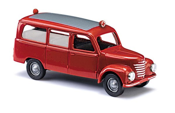 BUSCH Framo Bus Krankenwagen Feuerwehr 8686 Automodell 1:120
