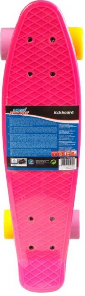 NEW SPORTS 73415756 - Kickboard pink L&auml;nge 55 cm, ABEC 7