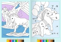 RAVENSBURGER 41710 Malen nach Zahlen ab 5: Zauberponys Buch
