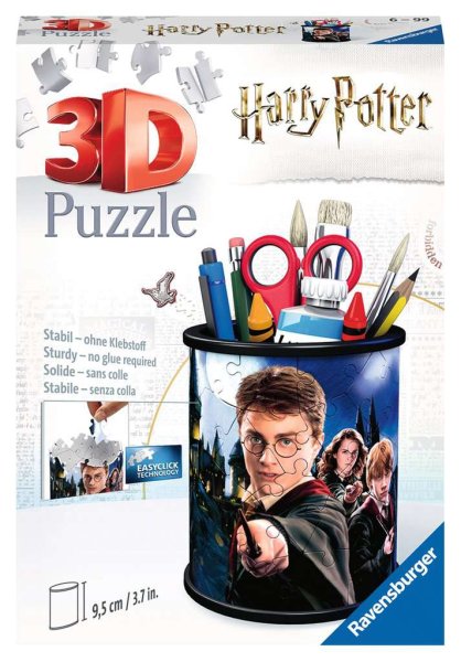 RAVENSBURGER 11154 Utensilo Harry Potter 3D Puzzle 54 Teile Stiftehalter für Harry Potter Fans
