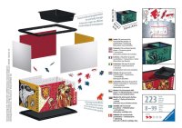 RAVENSBURGER 11258 Aufbewahrungsbox Harry Potter 3D Puzzle 216 Teile Praktischer Organizer für Harry Potter Fans