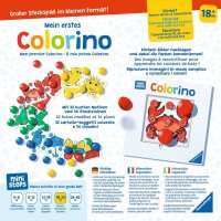 RAVENSBURGER ministeps 04186 - Mein erstes Colorino, Klassisches Steckspiel zum Farben lernen