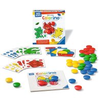 RAVENSBURGER ministeps 04186 - Mein erstes Colorino, Klassisches Steckspiel zum Farben lernen