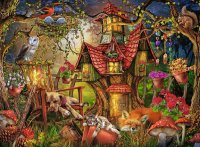 RAVENSBURGER 12951 Kinderpuzzle Das Waldhaus