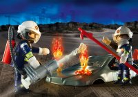 PLAYMOBIL City Action 70907 Starter Pack Feuerwehrübung