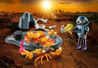 PLAYMOBIL Dino Rise 70909 Starter Pack Kampf gegen den Feuerskorpion
