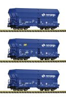 FLEISCHMANN 852330 Set mit 3 Selbstentladewagen PKP Cargo...