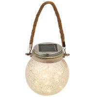 IDENA 31344 LED Solar Dekoglas warmweiß