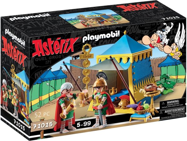 PLAYMOBIL Asterix 71015 Asterix Anführerzelt mit Generälen