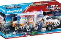 PLAYMOBIL City Action 70936 Rettungs-Fahrzeug US Ambulance