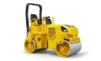 BRUDER 02433 Cat Tandem-Vibrationswalze Profi-Serie bworld 1:16