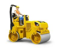 BRUDER 02433 Cat Tandem-Vibrationswalze Profi-Serie bworld 1:16