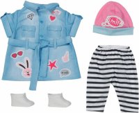 ZAPF Creation 832585 BABY born&reg; Deluxe Jeans Kleid 43 cm