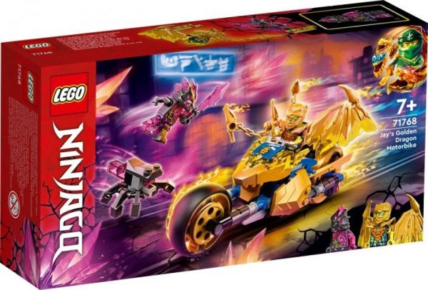 LEGO NINJAGO 71768 Jays Golddrachen-Motorrad
