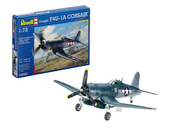 REVELL 03983 Vought F4U-1A Corsair Modellbausatz 1:72