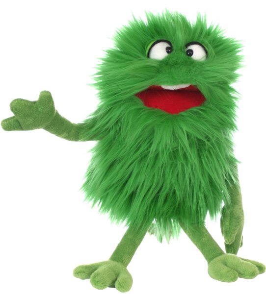 MATTHIES Living Puppets Handpuppe Schlick 35 cm Monster to Go W763