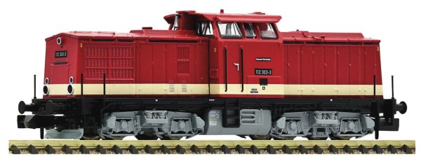 FLEISCHMANN Diesellokomotive BR 112 303-3 mit Sound DR Ep.IV 721086 Spur N
