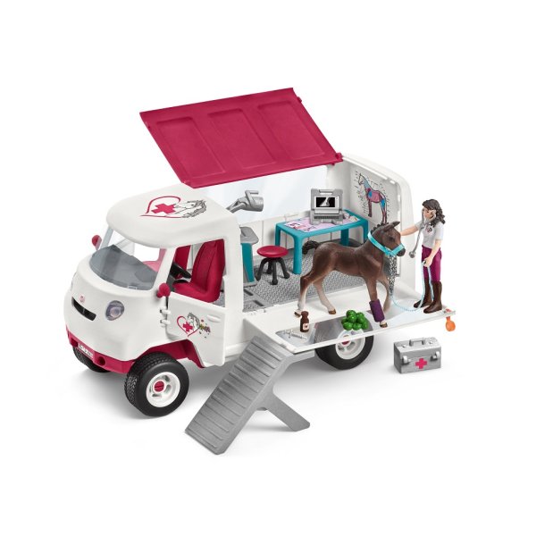 SCHLEICH Horse Club 42439 Mobile Tierärztin mit Hannoveraner Fohlen