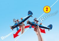PLAYMOBIL Stuntshow Air Stuntshow Doppeldecker Phönix 70831
