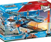 PLAYMOBIL Stuntshow 70831 - Air Stuntshow Doppeldecker:...