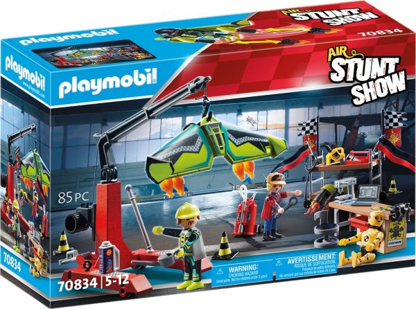 PLAYMOBIL Stuntshow Air Stuntshow Servicestation 70834