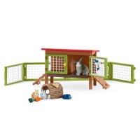 SCHLEICH Farm World 42420 Kaninchenstall