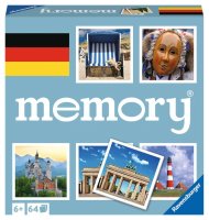 RAVENSBURGER 20883 - memory® Deutschland: Spieleklassiker quer durch Deutschland, Merkspiel für 2-8 Spieler ab 6 Jahren
