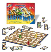 RAVENSBURGER 26955 Das verrückte Labyrinth: Spieleklassiker für 2 - 4 Personen ab 7 Jahren