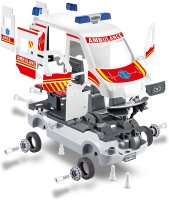 REVELL 00824 Rettungswagen mit Figur: Junior Kit Bausatz 1:20