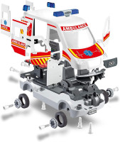 REVELL 00824 Rettungswagen mit Figur: Junior Kit Bausatz 1:20