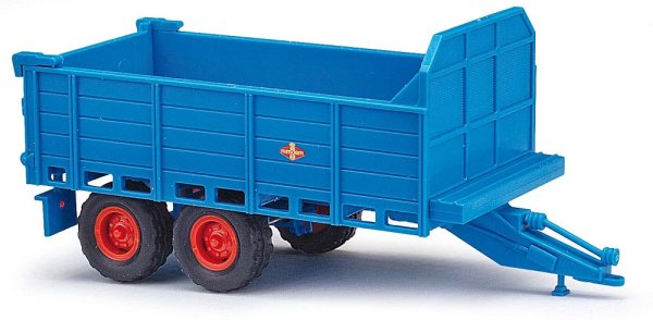 BUSCH Fortschritt T 088 Anhänger blau 53800 Landwirtschaftsmodell 1:87