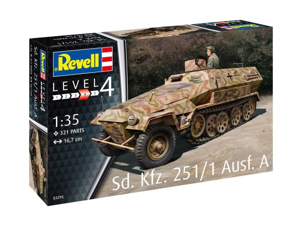 REVELL Sd.Kfz. 251/1 Ausf.A 03295 Modellbausatz 1:35