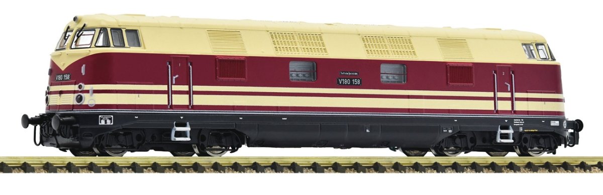 FLEISCHMANN 721473 Diesellokomotive BR V 180 mit DCC-Sound DR Ep.III ...