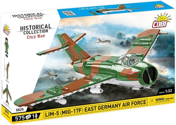 COBI 5825 Flugzeug Lim-5 MiG-17F East Germany Air Force Militär-Baukasten 1:32