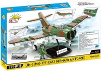 COBI 5825 Flugzeug Lim-5 MiG-17F East Germany Air Force Militär-Baukasten 1:32