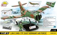 COBI 5825 Flugzeug Lim-5 MiG-17F East Germany Air Force Militär-Baukasten 1:32