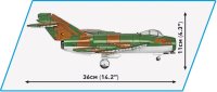 COBI 5825 Flugzeug Lim-5 MiG-17F East Germany Air Force Militär-Baukasten 1:32
