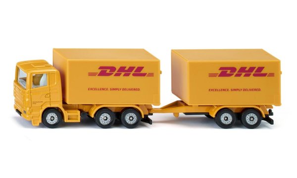 SIKU 1694 - LKW mit Anhänger DHL