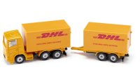 SIKU 1694 - LKW mit Anhänger DHL