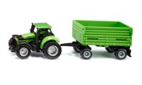 SIKU 1606 - DEUTZ-FAHR mit Fortuna 2-Achs Anhänger