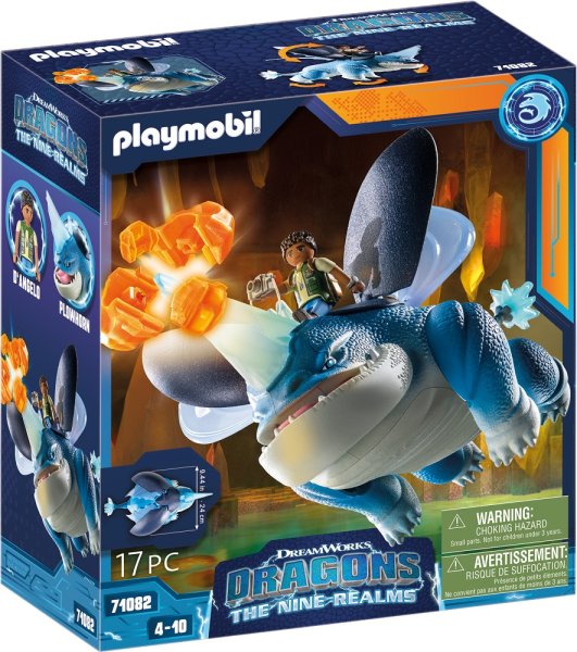 PLAYMOBIL Dragons: The Nine Realms Plowhorn und DAngelo 71082
