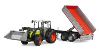 BRUDER 02112 Claas Nectis 267 F mit Frontlader und...