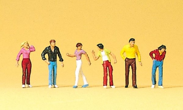 PREISER 75003 Gehende Passanten Figuren-Set Spur TT