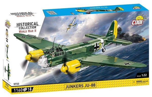 COBI Junkers Ju 88 Flugzeug 5733 Baukasten 1:32