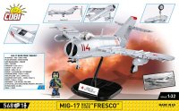 COBI 5823 Flugzeug MiG-17 NATO Code Fresco Militär-Baukasten 1:32
