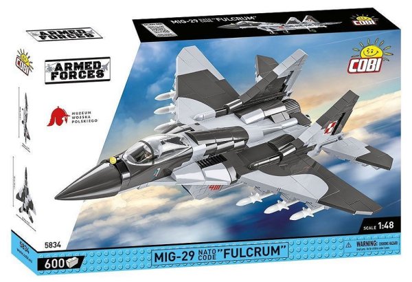 COBI Flugzeug MiG-29 NATO Code FULCRUM 5834 Militär-Baukasten 1:48
