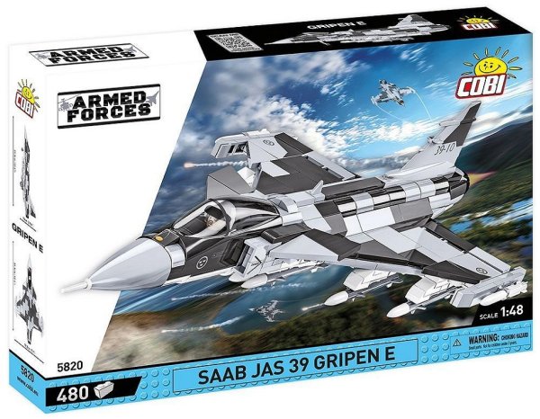 COBI Flugzeug Saab JAS 39 Gripen E 5820 Militär-Baukasten 1:48
