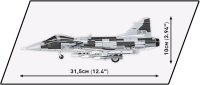 COBI Flugzeug Saab JAS 39 Gripen E 5820 Militär-Baukasten 1:48