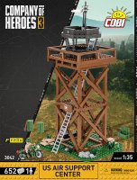 COBI 3042 US Flugplatz Tower Company of Heroes 3 Militär-Baukasten 1:35